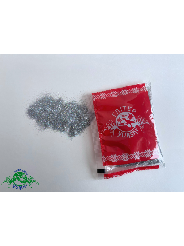 Блиск голографічне срібло (12)